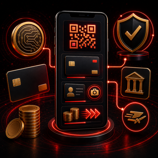 Mobile cashier with crypto and card methods