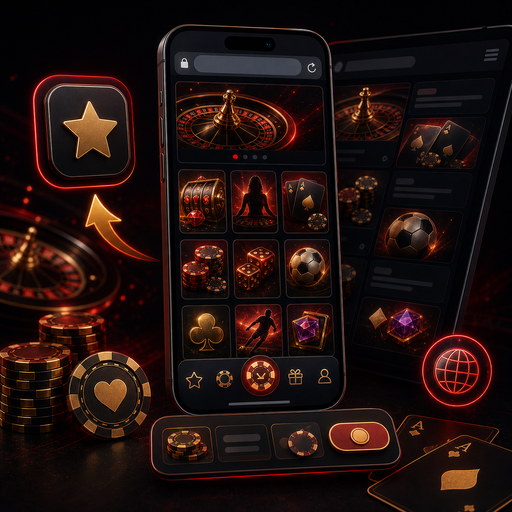 Bovada mobile interface on iPhone and Android